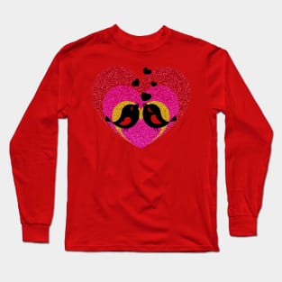 Bird Hearts Long Sleeve T-Shirt